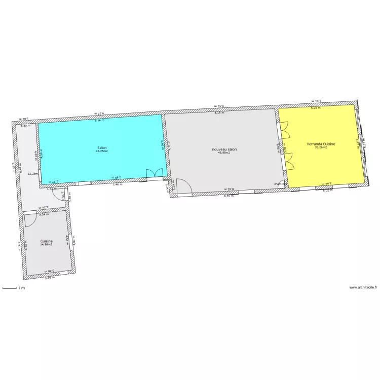 RdC bâtiment principal. Plan de RdC bâtiment principal. Plan de
