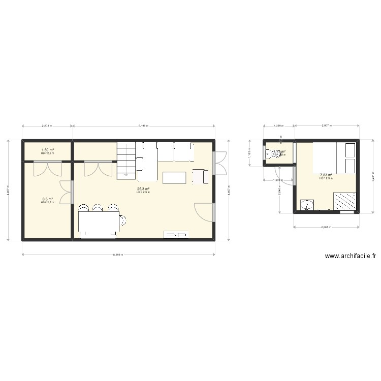 et'tat. Plan de 0 pièce et 0 m2