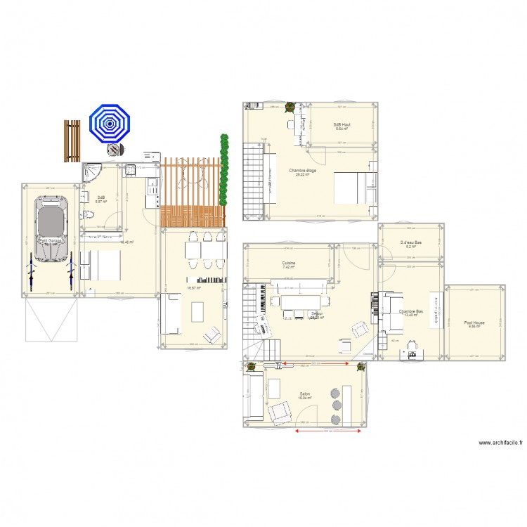 Maison St Paul en Forêt 5. Plan de 0 pièce et 0 m2