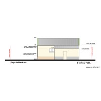 DP04a Façade Sud Ouest Etat Actuel