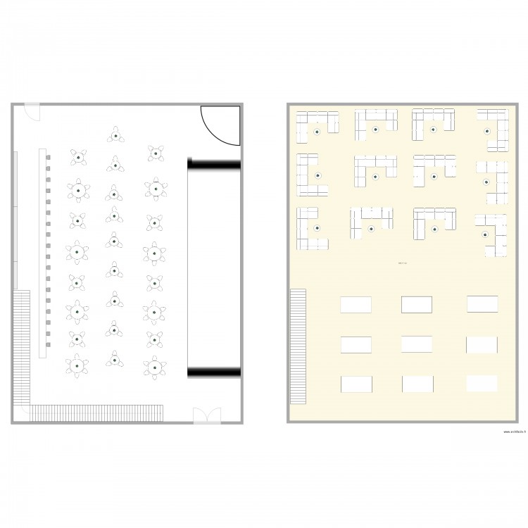 Coralie. Plan de 1 pièce et 589 m2