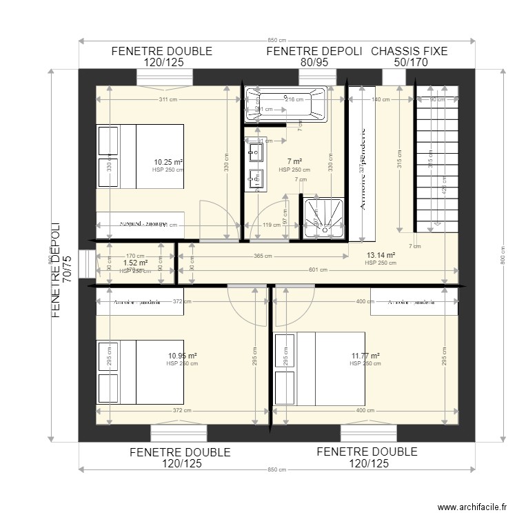 PLAN BOYER MALINTRAT ETAGE . Plan de 0 pièce et 0 m2