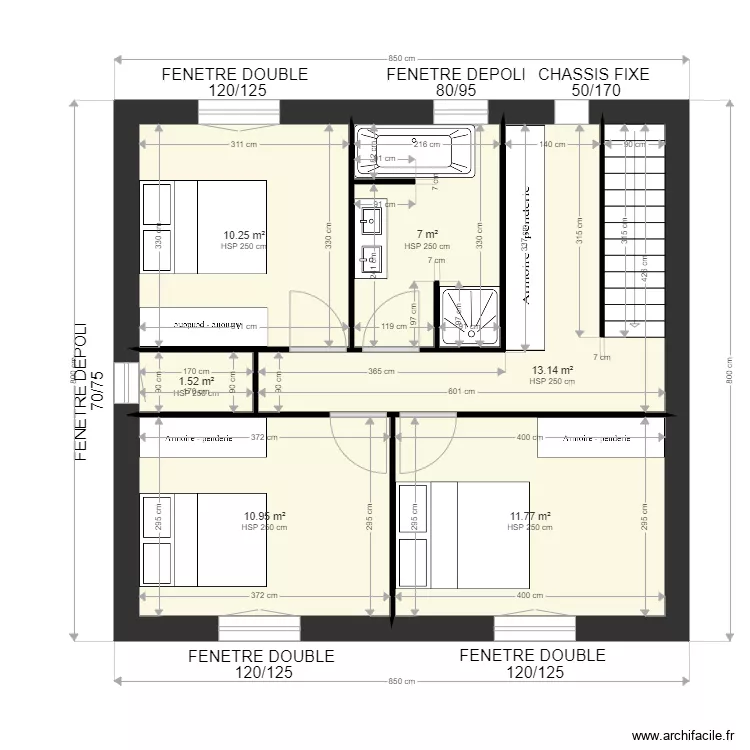PLAN BOYER MALINTRAT ETAGE . Plan de 
