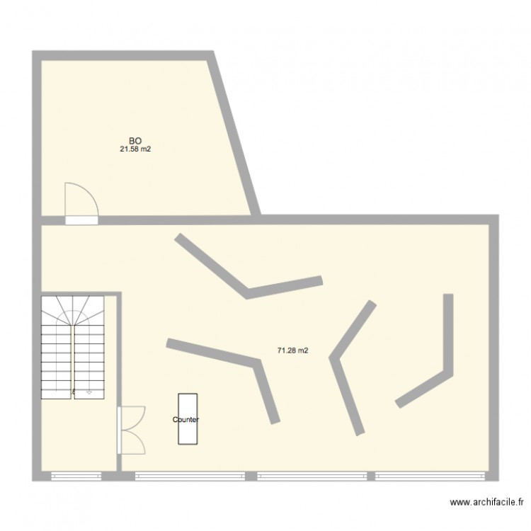 Art Gallery F2. Plan de 0 pièce et 0 m2