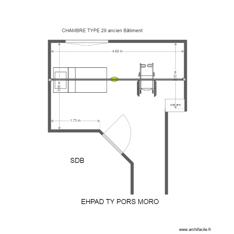 EHPAD PORS MORO. Plan de 