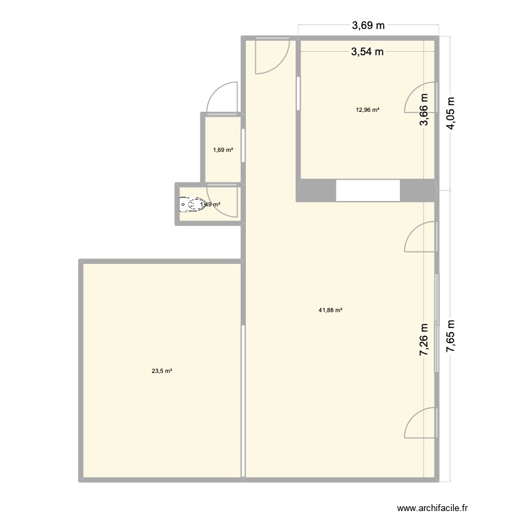 brocard. Plan de 0 pièce et 0 m2