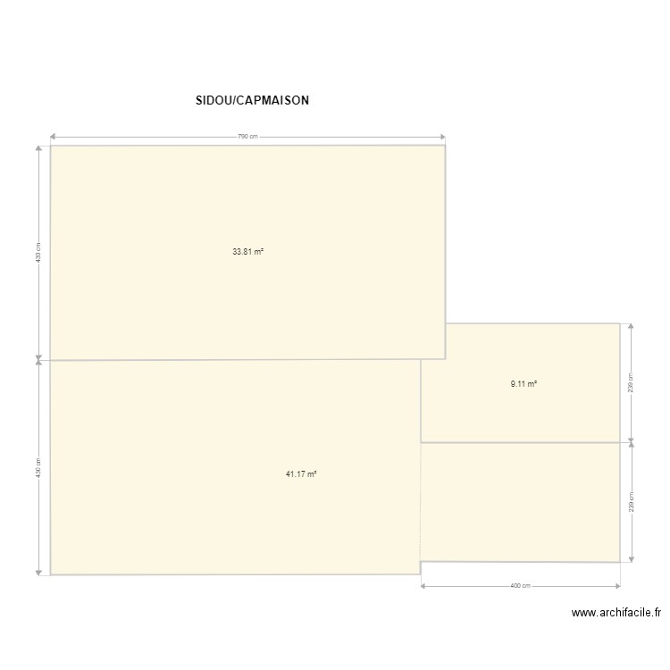 SIDOU (plan toiture). Plan de 0 pièce et 0 m2