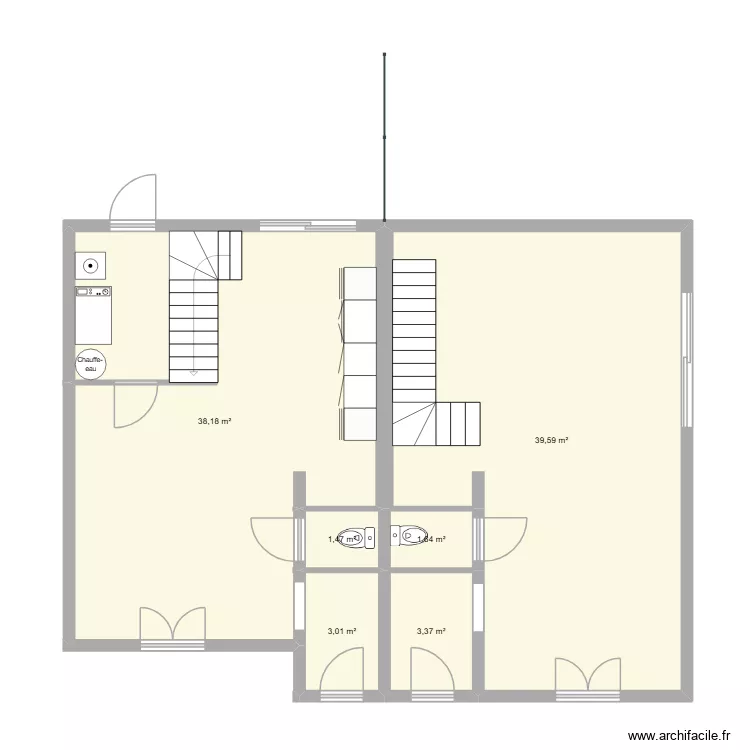 rdc. Plan de 6 et 87 m² rdc. Plan de 6 et 87 m²