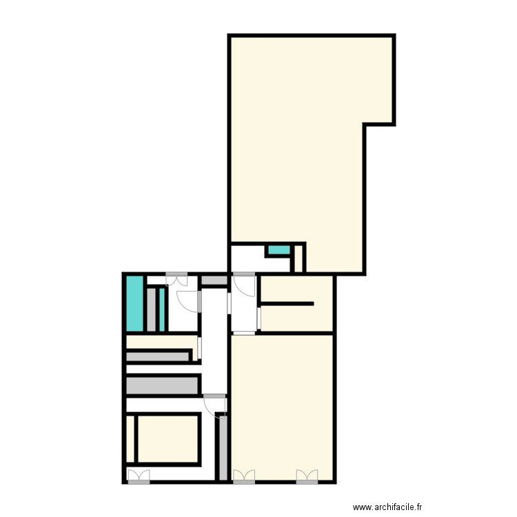 23RDPC 01 etage. Plan de 0 pièce et 0 m2
