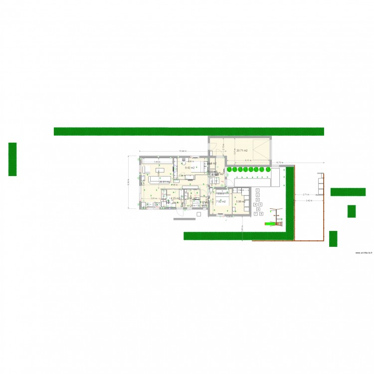 Plan Final ideal au 26 Aout. Plan de 0 pièce et 0 m2