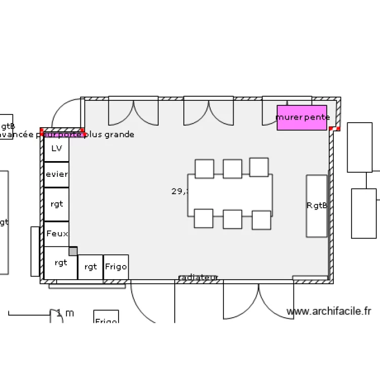 v&eacute;randa6portemoove. Plan de 