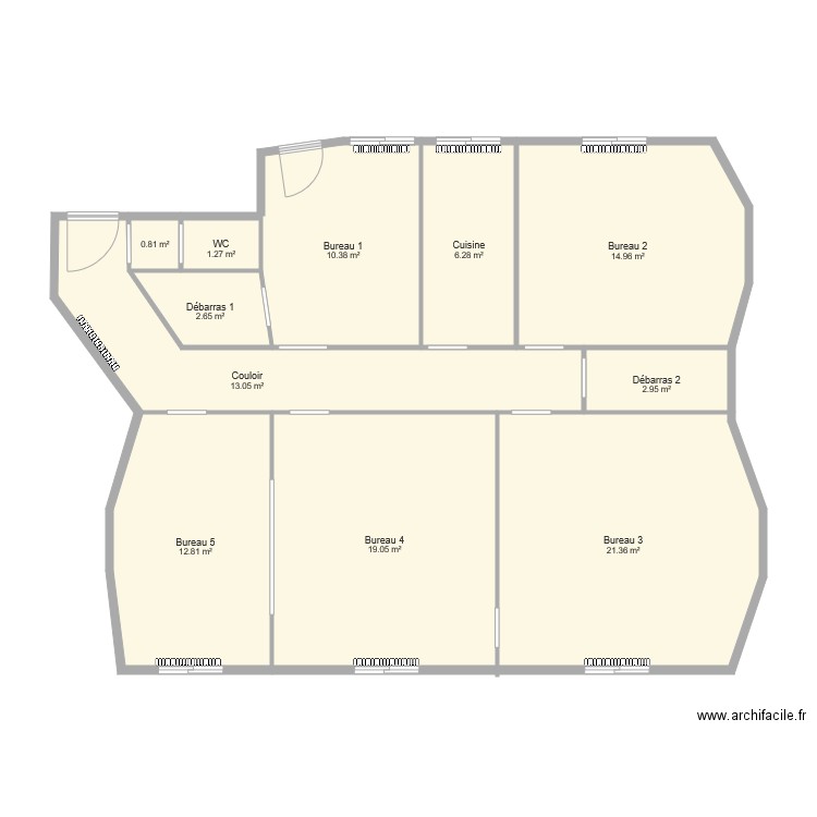 USCV Etage. Plan de 0 pièce et 0 m2