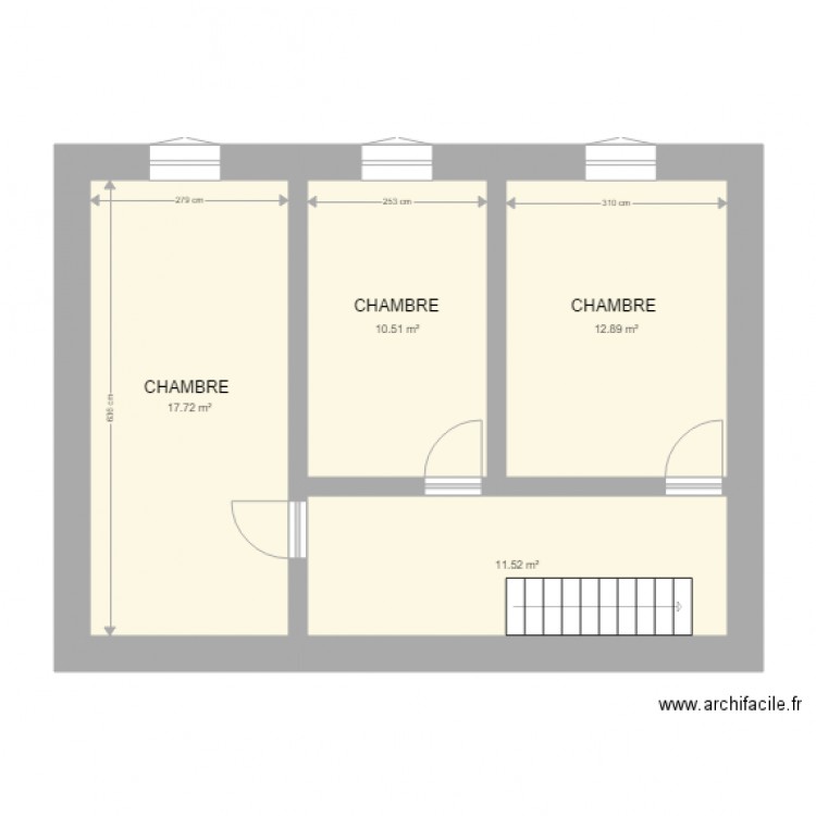 PREFOL ETAGE. Plan de 0 pièce et 0 m2