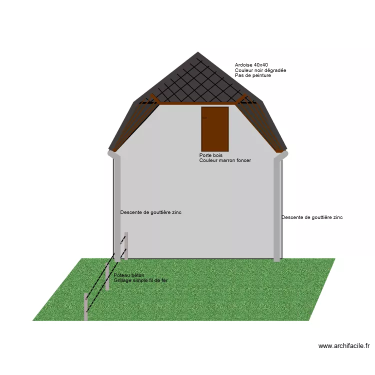 PLAN FACADE - AVANT TX - 2. Plan de 