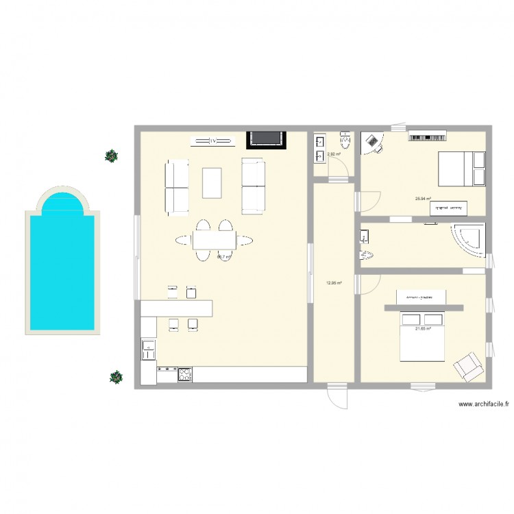  maison  colo Plan  5 pi ces 130 m2 dessin  par romadeleine