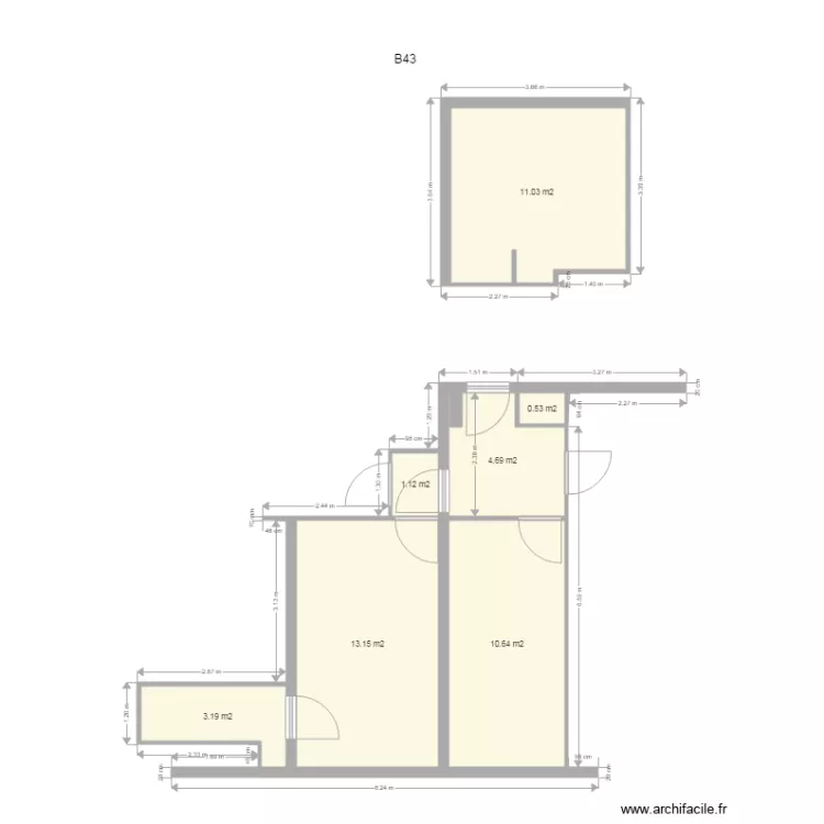 foncia b43 b41. Plan de 