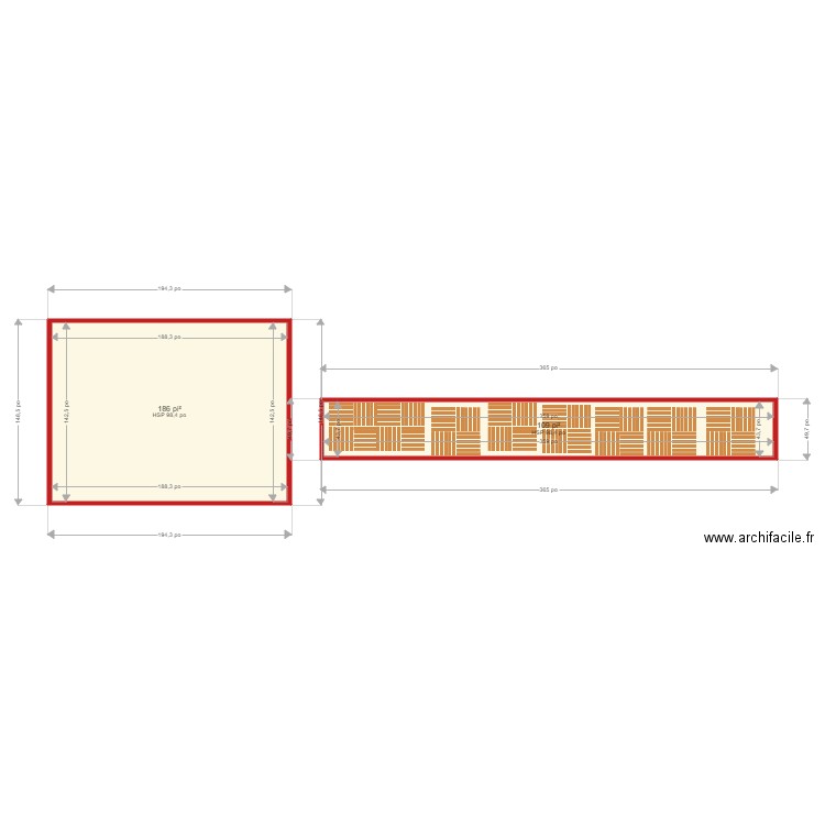 jardin. Plan de 0 pièce et 0 m2