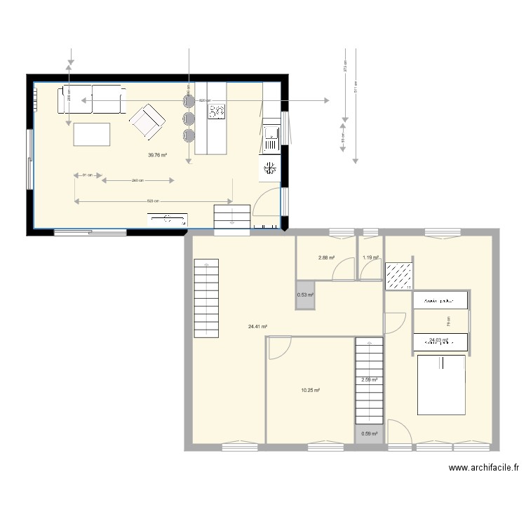 Extension4. Plan de 0 pièce et 0 m2