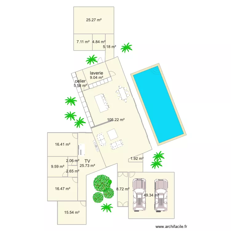 esquisse 1. Plan de 