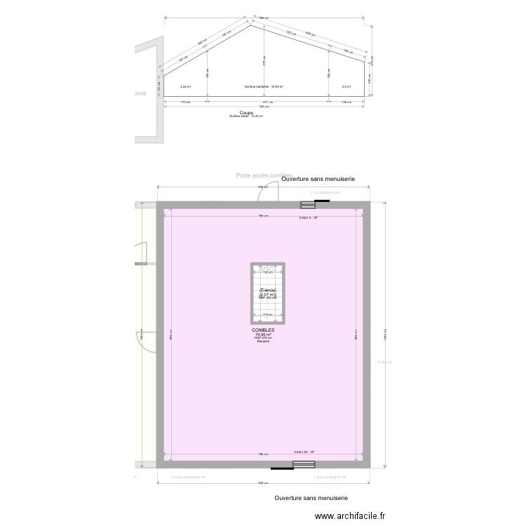 Sauveroche 4279 v2. Plan de 11 pièces et 193 m2