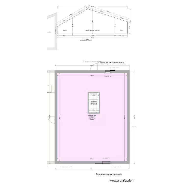 Sauveroche 4279 v2. Plan de 