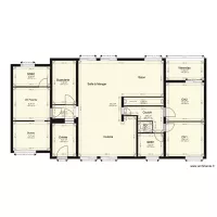 Plan maison actuelle 2 lot la cascade 