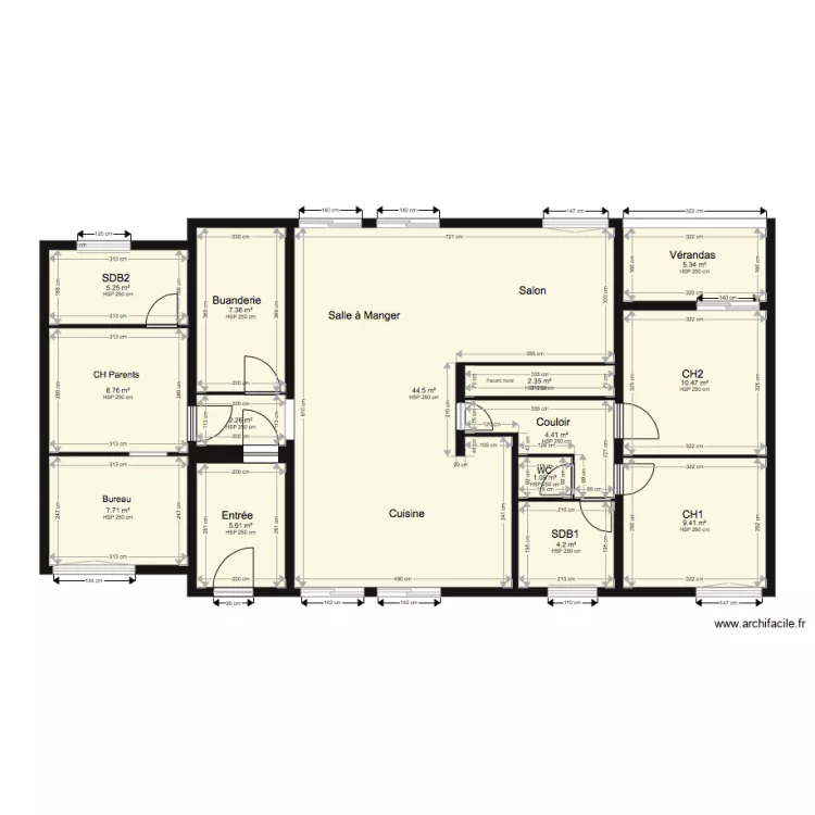 Plan maison actuelle 2 lot la cascade . Plan de Plan maison actuelle 2 lot la cascade . Plan de