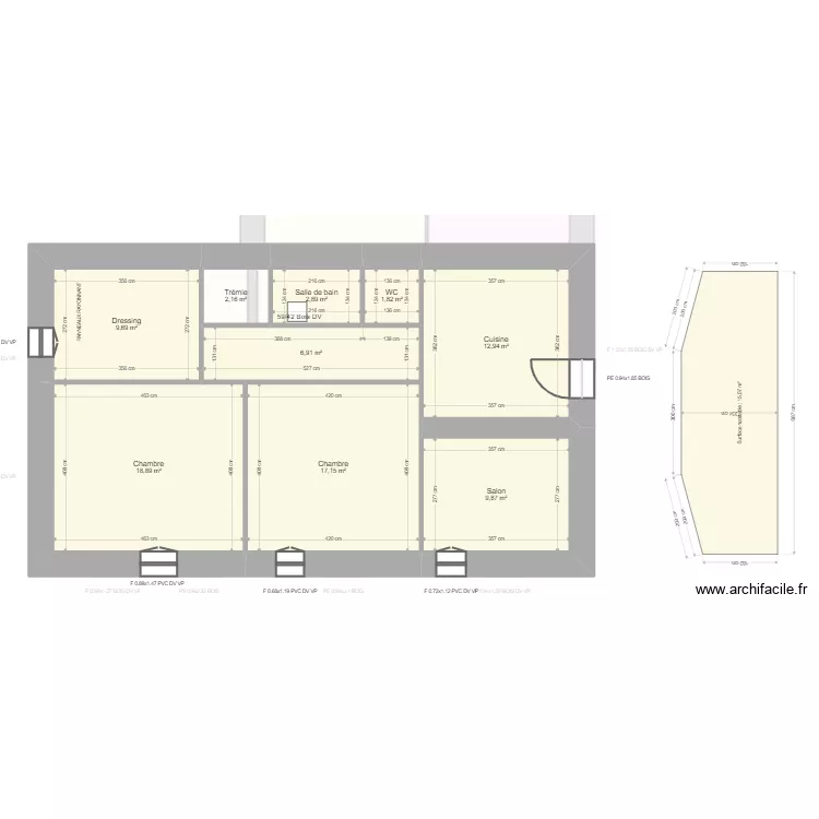 Taoffili. Plan de 