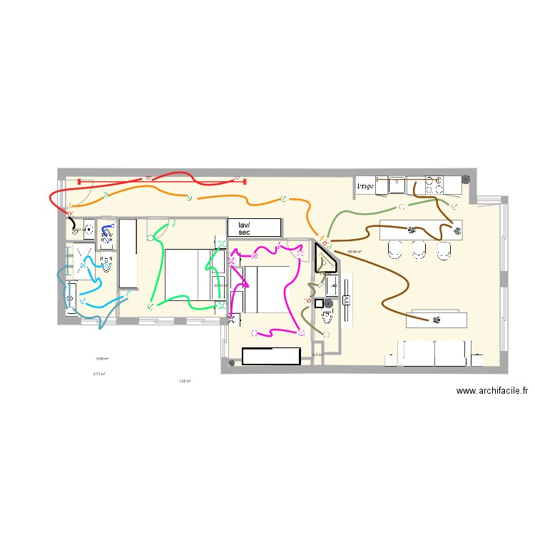 iluminacion  1 jorje juan 22. Plan de 0 pièce et 0 m2