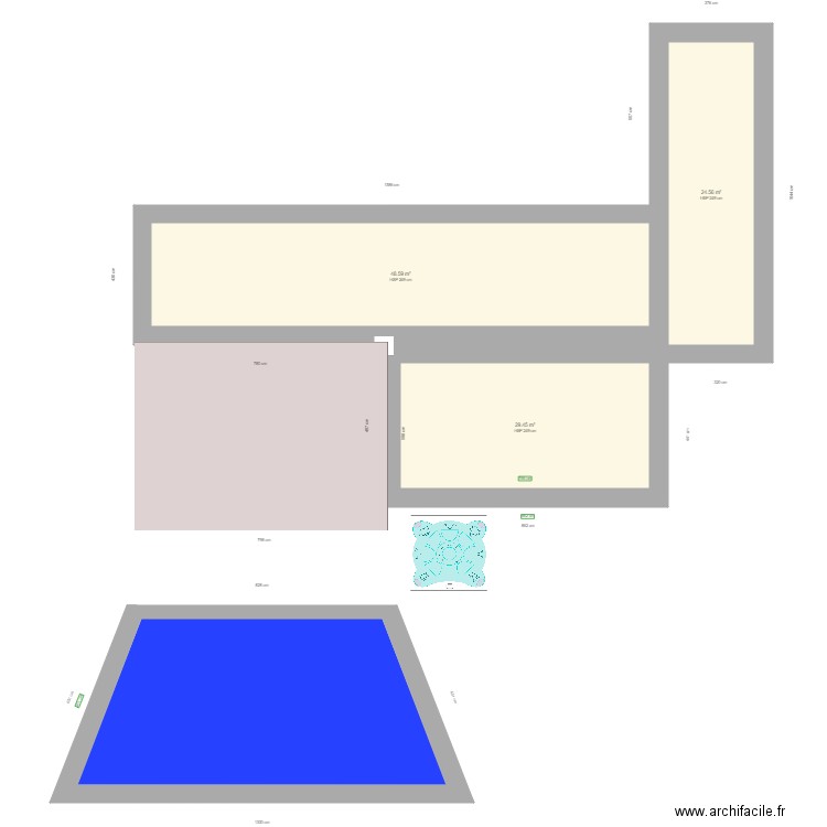 projet piscine2. Plan de 0 pièce et 0 m2