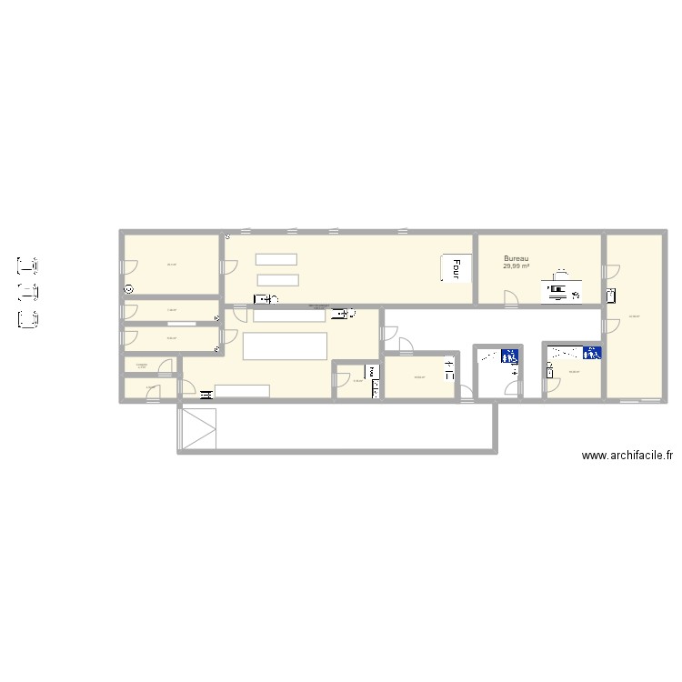 Labo YDES . Plan de 0 pièce et 0 m2