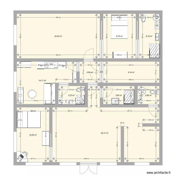 R1 aménagement . Plan de R1 aménagement . Plan de