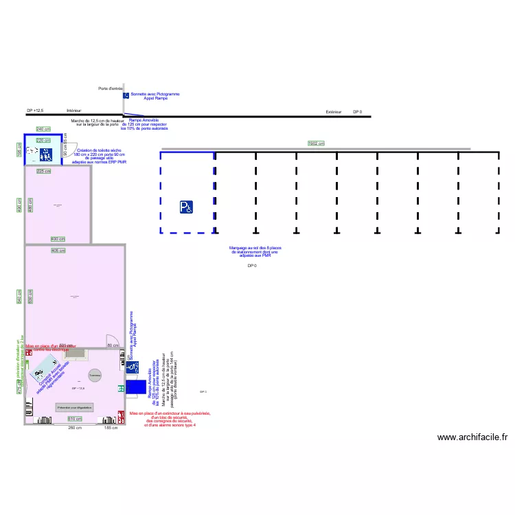 DOMAINE DE L ERABLE APRES TRAVAUX. Plan de 