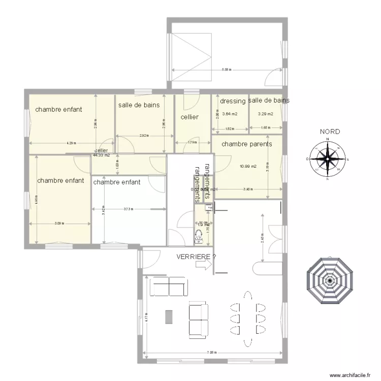 samuca JEUDI. Plan de 