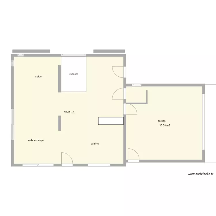 plan maison yves . Plan de 