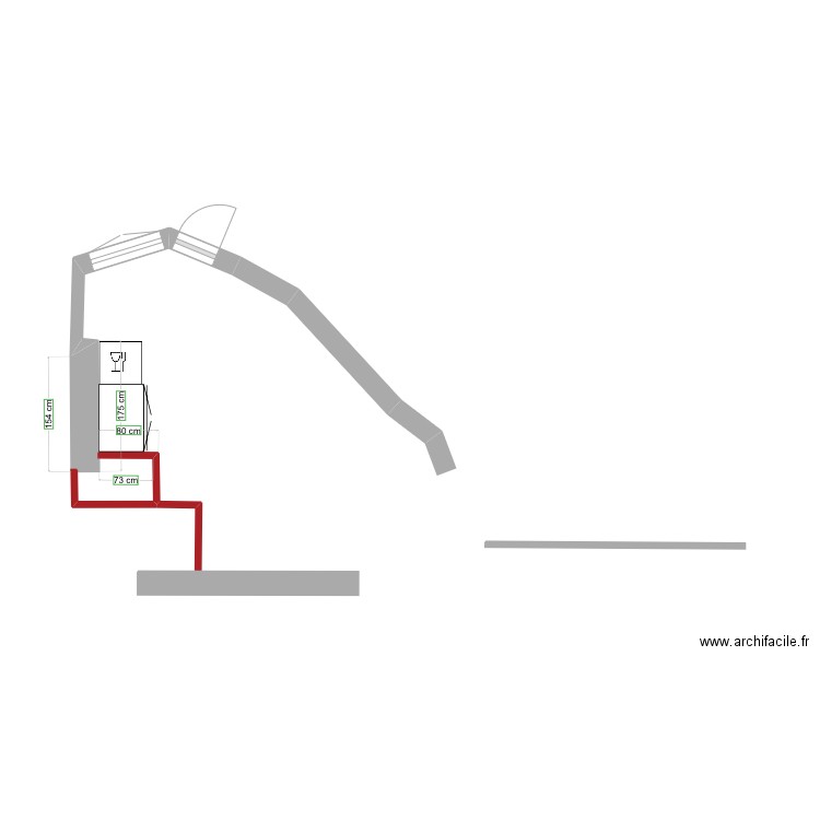 Cuisine   DEGAGEMENT Projet. Plan de 0 pièce et 0 m2