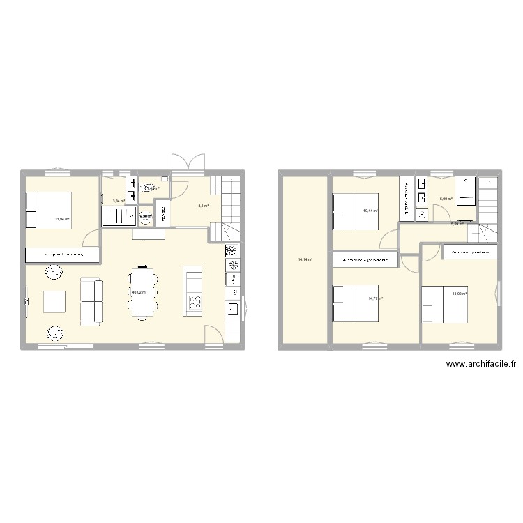maison lafayette V1. Plan de 0 pièce et 0 m2