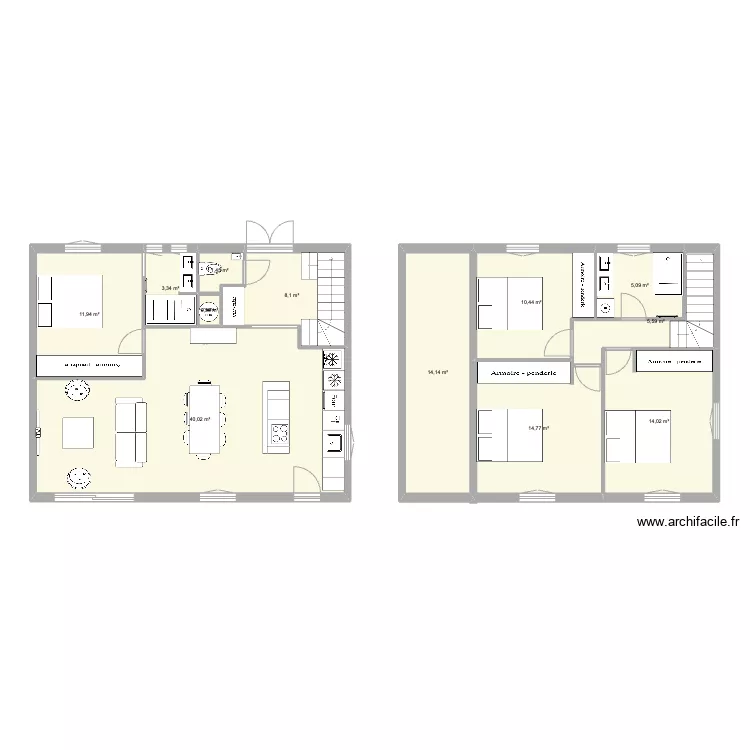maison lafayette V1. Plan de maison lafayette V1. Plan de