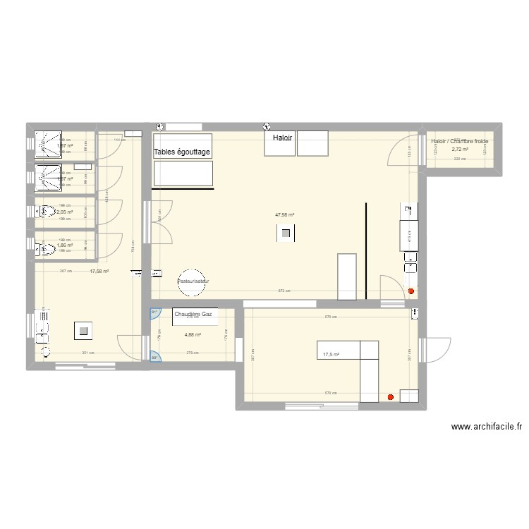 fromagerie fanny agrement 2. Plan de 0 pièce et 0 m2