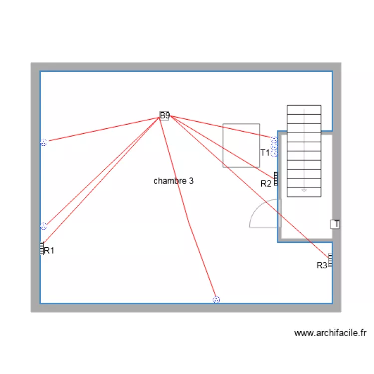 logement 4 2eme Etage prise de courant. Plan de logement 4 2eme Etage prise de courant. Plan de