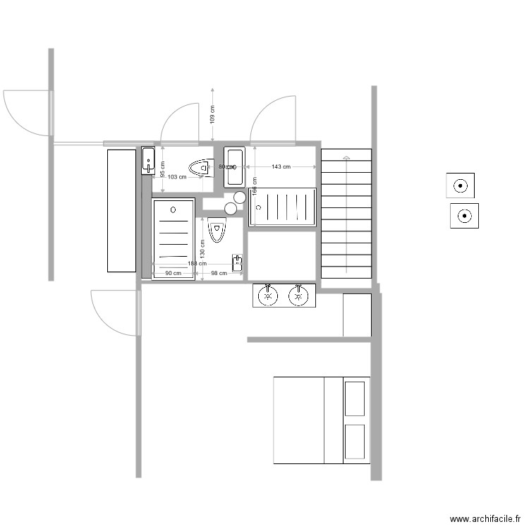 masterbath3. Plan de 0 pièce et 0 m2