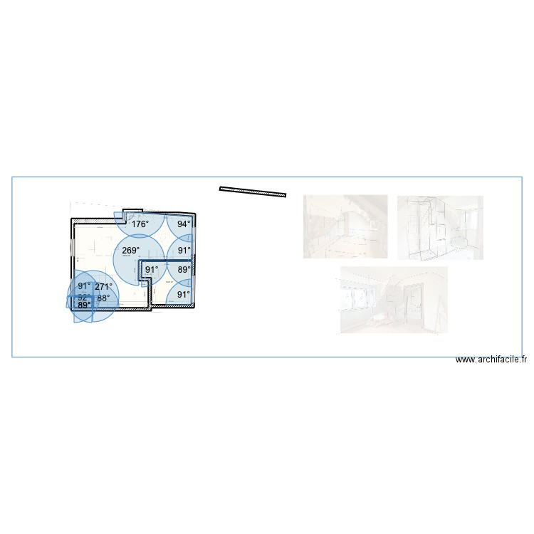 plan maison lorient. Plan de 3 pièces et 70 m2