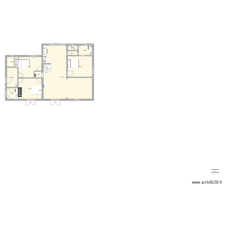 Lit et Mixe RDC final 2. Plan de 11 pièces et 112 m2