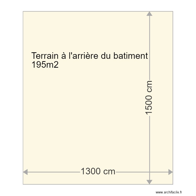 Terrain arrière Seraing. Plan de 0 pièce et 0 m2