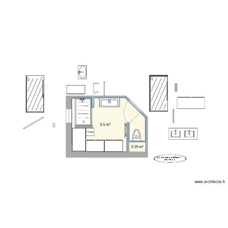 Sdb2. Plan de 0 pièce et 0 m2