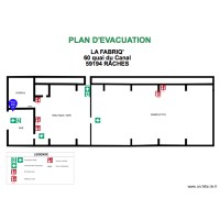 Plan évacuation brasserie