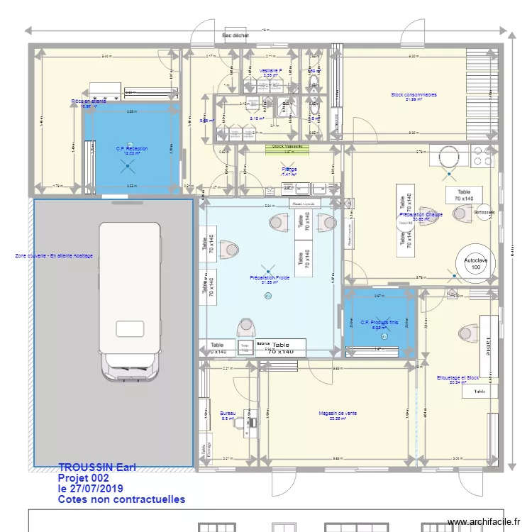 Troussin 002. Plan de 