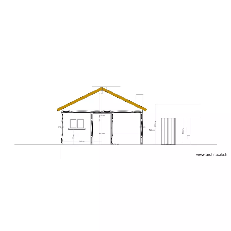 maison BC Sud. Plan de 