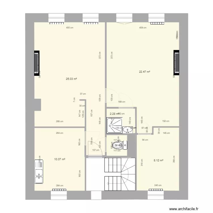 TDP R2 etats des lieux. Plan de 