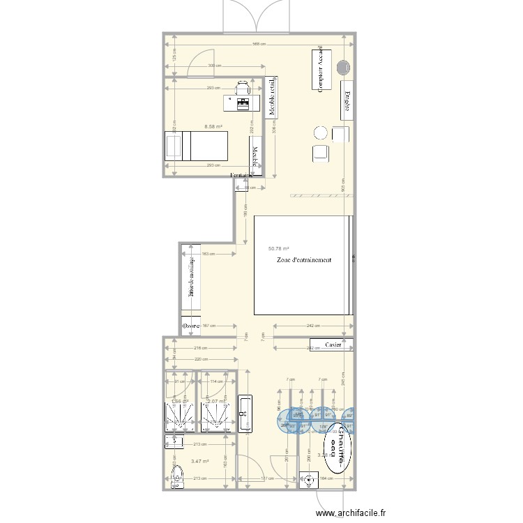 Forum Jarry. Plan de 0 pièce et 0 m2